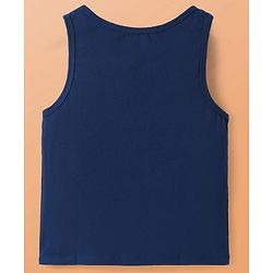 Pine Kids Cotton Lycra Knit Sleeveless Solid Colour Vests Pack Of 3 (Colour May Vary)