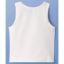 Pine Kids Cotton Lycra Knit Sleeveless Solid Colour Vests Pack Of 3 (Colour May Vary)