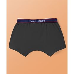Pine Kids Cotton Elastane Knit Solid Colour Trunks Pack of 3 (Colour May Vary)