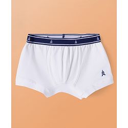 Pine Kids Cotton Elastane Knit Solid Colour Trunks Pack of 3 (Colour May Vary)