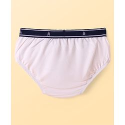 Pine Kids Cotton Elastane Knit Solid Color Briefs Pack of 3 (Color May Vary)