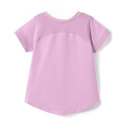 Pine Active Knit Half Sleeves High Stretch Skin Friendly Solid T-Shirt - Lilac