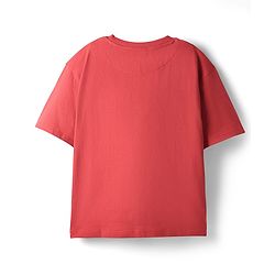 Pine Kids Marvel Single Jersey Knit Drop Shoulder Half Sleeves Oversized T-Shirt with Avengers Graphics Pack Of 3 - Red Light Blue & Yellow