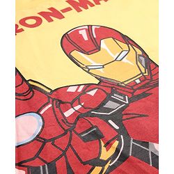 Pine Kids Marvel Single Jersey Knit Drop Shoulder Half Sleeves Oversized T-Shirt with Avengers Graphics Pack Of 3 - Red Light Blue & Yellow
