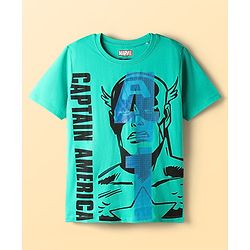 Pine Kids Marvel Single Jersey Knit Half Sleeve T-Shirt with Avengers Graphics Pack of 3 - Light Green Light Blue & White
