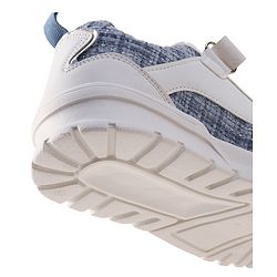 Pine Kids Sports Shoes with Velcro Closure & Tape Detailing - Light Blue