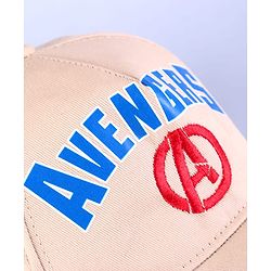 Pine Kids Marvel Summer Caps Caps with Avenger Graphics & Badge Detailing Beige - Diameter 28 cm