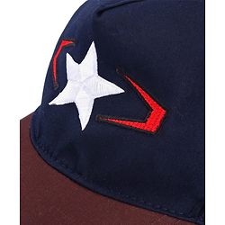 Pine Kids Marvel Cotton Woven Summer Cap With Avengers Graphics Navy Blue - Diameter 15 cm