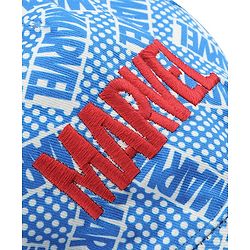 Pine Kids Marvel Cotton Woven Summer Cap with Avengers Print & Badge Detailing Light Blue - Diameter 53 cm