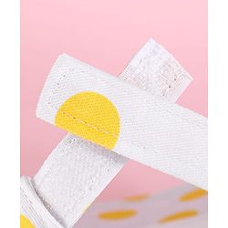 Pine Kids Disney Summer Caps with Minnie Mouse Graphics & Polka Dot Print Yellow & White - Diameter 52.5 cm