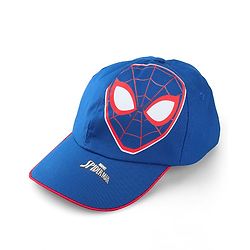Pinekids Marvel Cotton Woven Summer Cap with Spider-man Graphics Blue - Diameter 16 cm