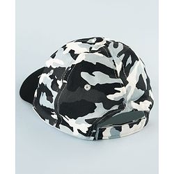 Pine Kids Marvel 100% Cotton Summer Cap With Avengers Print Black - Circumference 54 cm