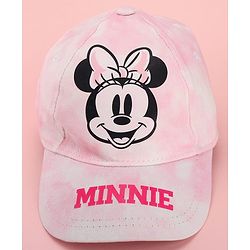 Pine Kids Disney 100% Cotton Summer Cap With Minnie Mouse Family Graphics Pink - Circumference 52 cm