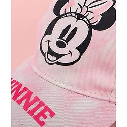 Pine Kids Disney 100% Cotton Summer Cap With Minnie Mouse Family Graphics Pink - Circumference 52 cm