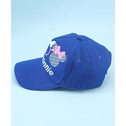 Pine Kids Disney 100% Cotton Woven Summer Cap With Minnie Mouse Family Graphics Blue - Diameter 50 cm