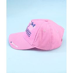 Pine Kids Disney 100% Cotton Woven Summer Cap With Minnie Mouse Family Graphics Blue - Diameter 51 cm