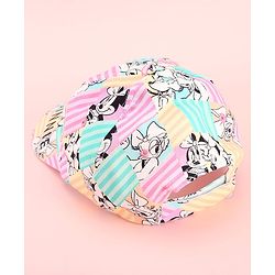 Pine Kids Disney 100% Cotton Summer Cap With Minnie Mouse Family Graphics Pink - Circumference 52 cm