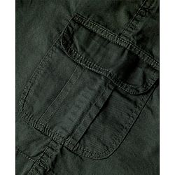 Pine Kids Cotton Woven Mid Calf Solid Skirt - Dark Olive Green