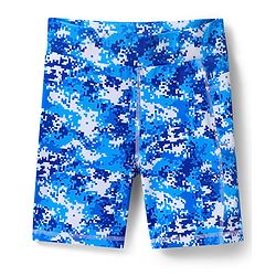 Pine Active Knit Knee Length Super Stretch Cycling Shorts - Blue