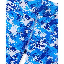 Pine Active Knit Knee Length Super Stretch Cycling Shorts - Blue