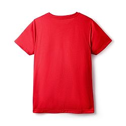 Pine Active Solid Half Sleeve Solid Colour T-Shirt - Red