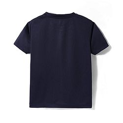 Pine Active Half Sleeves Solid Colour T-Shirt - Navy Blue