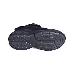 Pine Kids School Shoes with Velcro Closure - Black