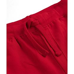 Pine Kids Marvel 100% Cotton Knee Length Shorts With Avengers Iron Man Graphics & Tape Detailing - Red