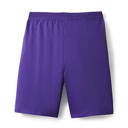 Pine Kids Marvel 100% Cotton Knee Length Shorts With Avengers Black Panther Graphics & Tape Detailing - Purple