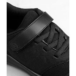 Pine Kids Velcro Closure School Shoes - Black