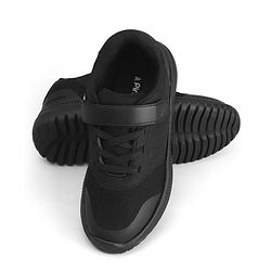 Pine Kids Velcro Closure School Shoes - Black