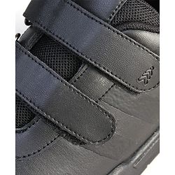 Pine Kids Velcro Closure School Shoes - Black