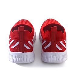 Pine Kids Slip On Knitted Sneakers - Red