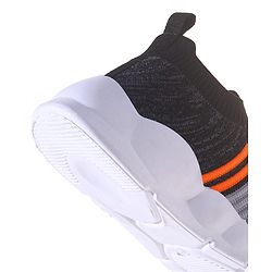 Pine Kids Slip On Knitted Sneakers - Grey & Black