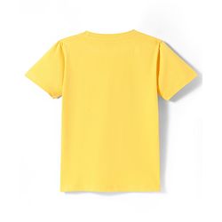Pine Kids Single Jersey Knit Half Sleeves Shorts Nightsuit With Future Gamer Text Print - Yellow & Navy Blue