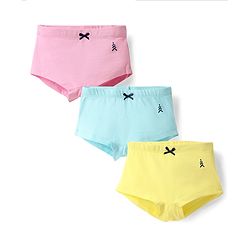Pine Kids Cotton Elastane Knit Solid Colour Hipsters (Colours May Vary)