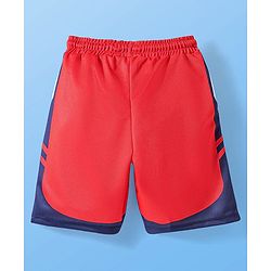 Pine Active Half Sleeves T-Shirt & Shorts With Soccer Print - White & Red