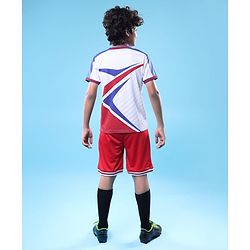 Pine Active Knit Half Sleeves Printed T-Shirt - White