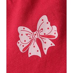Pine Kids Cotton Elastane Knit Hipsters With Polka Dots & Bow Print Pack Of 3 (Colour May Vary)