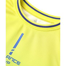 Pine Active Sleeveless T-Shirt With Text Print - Lime Green