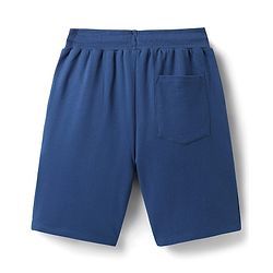 Pine Kids Marvel Terry Knit Knee Length Shorts with Thor Graphics & Tape Detailing - Navy Blue
