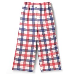 Pine Kids Cotton Knit Half Sleeves Capri Night Suit With Text Print - Red