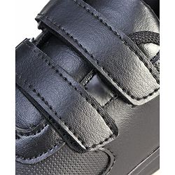 Pine Kids Velcro Closure School Shoes - Black