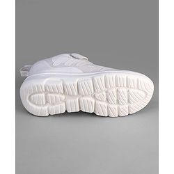 Pine Kids Velcro Closure School Shoes - White