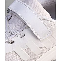 Pine Kids Velcro Closure School Shoes - White