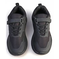Pine Kids Velcro Closure School Shoes - Black