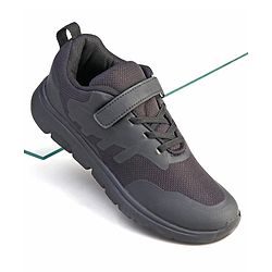 Pine Kids Velcro Closure School Shoes - Black