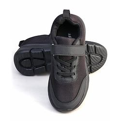 Pine Kids Velcro Closure School Shoes - Black