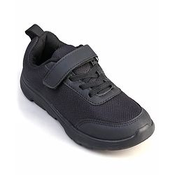 Pine Kids Velcro Closure School Shoes - Black