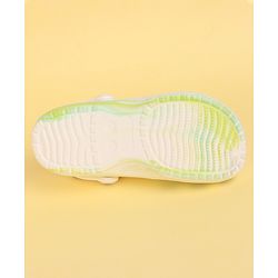 Pine Kids Back Strap Closure Printed Clogs - Light Green (Color Blast May Vary)